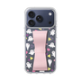 スリムプロテクションケース - STAND & RING RIBBON Sakura Pink［ シナぷしゅ - もよう ］