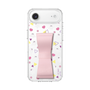 スリムプロテクションケース - STAND & RING RIBBON Sakura Pink［ シナぷしゅ - もよう ］