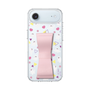 スリムプロテクションケース - STAND & RING RIBBON Sakura Pink［ シナぷしゅ - もよう ］