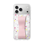 スリムプロテクションケース - STAND & RING RIBBON Sakura Pink［ シナぷしゅ - もよう ］