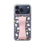 スリムプロテクションケース - STAND & RING RIBBON Sakura Pink［ シナぷしゅ - もよう ］