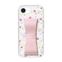 スリムプロテクションケース - STAND & RING RIBBON Sakura Pink［ シナぷしゅ - もよう ］