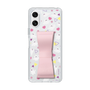 スリムプロテクションケース - STAND & RING RIBBON Sakura Pink［ シナぷしゅ - もよう ］