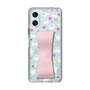 スリムプロテクションケース - STAND & RING RIBBON Sakura Pink［ シナぷしゅ - もよう ］