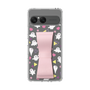 スリムプロテクションケース - STAND & RING RIBBON Sakura Pink［ シナぷしゅ - もよう ］