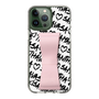スリムプロテクションケース - STAND & RING RIBBON Sakura Pink［ Samantha Thavasa - スクリッタ - ホワイト ］