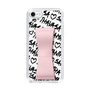 スリムプロテクションケース - STAND & RING RIBBON Sakura Pink［ Samantha Thavasa - スクリッタ - ホワイト ］