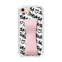 スリムプロテクションケース - STAND & RING RIBBON Sakura Pink［ Samantha Thavasa - スクリッタ - ホワイト ］
