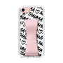 スリムプロテクションケース - STAND & RING RIBBON Sakura Pink［ Samantha Thavasa - スクリッタ - ホワイト ］
