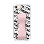スリムプロテクションケース - STAND & RING RIBBON Sakura Pink［ Samantha Thavasa - スクリッタ - ホワイト ］