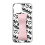 スリムプロテクションケース - STAND & RING RIBBON Sakura Pink［ Samantha Thavasa - スクリッタ - ホワイト ］