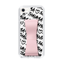 スリムプロテクションケース - STAND & RING RIBBON Sakura Pink［ Samantha Thavasa - スクリッタ - ホワイト ］