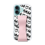 スリムプロテクションケース - STAND & RING RIBBON Sakura Pink［ Samantha Thavasa - スクリッタ - ホワイト ］