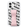 スリムプロテクションケース - STAND & RING RIBBON Sakura Pink［ Samantha Thavasa - スクリッタ - ホワイト ］