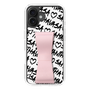 スリムプロテクションケース - STAND & RING RIBBON Sakura Pink［ Samantha Thavasa - スクリッタ - ホワイト ］