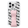 スリムプロテクションケース - STAND & RING RIBBON Sakura Pink［ Samantha Thavasa - スクリッタ - ホワイト ］