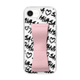 スリムプロテクションケース - STAND & RING RIBBON Sakura Pink［ Samantha Thavasa - スクリッタ - ホワイト ］