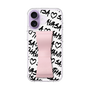 スリムプロテクションケース - STAND & RING RIBBON Sakura Pink［ Samantha Thavasa - スクリッタ - ホワイト ］