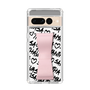 スリムプロテクションケース - STAND & RING RIBBON Sakura Pink［ Samantha Thavasa - スクリッタ - ホワイト ］