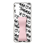 スリムプロテクションケース - STAND & RING RIBBON Sakura Pink［ Samantha Thavasa - スクリッタ - ホワイト ］