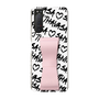 スリムプロテクションケース - STAND & RING RIBBON Sakura Pink［ Samantha Thavasa - スクリッタ - ホワイト ］
