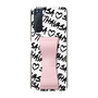 スリムプロテクションケース - STAND & RING RIBBON Sakura Pink［ Samantha Thavasa - スクリッタ - ホワイト ］