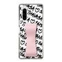 スリムプロテクションケース - STAND & RING RIBBON Sakura Pink［ Samantha Thavasa - スクリッタ - ホワイト ］