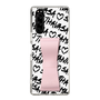 スリムプロテクションケース - STAND & RING RIBBON Sakura Pink［ Samantha Thavasa - スクリッタ - ホワイト ］