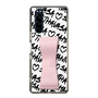 スリムプロテクションケース - STAND & RING RIBBON Sakura Pink［ Samantha Thavasa - スクリッタ - ホワイト ］