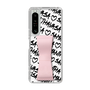 スリムプロテクションケース - STAND & RING RIBBON Sakura Pink［ Samantha Thavasa - スクリッタ - ホワイト ］