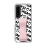 スリムプロテクションケース - STAND & RING RIBBON Sakura Pink［ Samantha Thavasa - スクリッタ - ホワイト ］