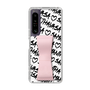 スリムプロテクションケース - STAND & RING RIBBON Sakura Pink［ Samantha Thavasa - スクリッタ - ホワイト ］