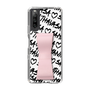 スリムプロテクションケース - STAND & RING RIBBON Sakura Pink［ Samantha Thavasa - スクリッタ - ホワイト ］