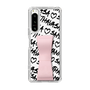 スリムプロテクションケース - STAND & RING RIBBON Sakura Pink［ Samantha Thavasa - スクリッタ - ホワイト ］