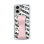 スリムプロテクションケース - STAND & RING RIBBON Sakura Pink［ Samantha Thavasa - スクリッタ - ホワイト ］