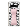 スリムプロテクションケース - STAND & RING RIBBON Sakura Pink［ Samantha Thavasa - スクリッタ - ホワイト ］