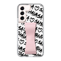 スリムプロテクションケース - STAND & RING RIBBON Sakura Pink［ Samantha Thavasa - スクリッタ - ホワイト ］