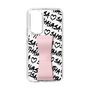 スリムプロテクションケース - STAND & RING RIBBON Sakura Pink［ Samantha Thavasa - スクリッタ - ホワイト ］
