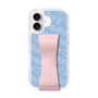 スリムプロテクションケース - STAND & RING RIBBON Sakura Pink［ Samantha Thavasa - スクリッタ - ブルー ］