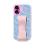 スリムプロテクションケース - STAND & RING RIBBON Sakura Pink［ Samantha Thavasa - スクリッタ - ブルー ］