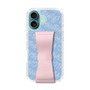 スリムプロテクションケース - STAND & RING RIBBON Sakura Pink［ Samantha Thavasa - スクリッタ - ブルー ］