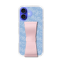 スリムプロテクションケース - STAND & RING RIBBON Sakura Pink［ Samantha Thavasa - スクリッタ - ブルー ］