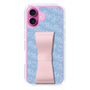 スリムプロテクションケース - STAND & RING RIBBON Sakura Pink［ Samantha Thavasa - スクリッタ - ブルー ］