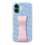 スリムプロテクションケース - STAND & RING RIBBON Sakura Pink［ Samantha Thavasa - スクリッタ - ブルー ］