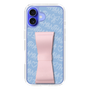 スリムプロテクションケース - STAND & RING RIBBON Sakura Pink［ Samantha Thavasa - スクリッタ - ブルー ］