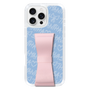 スリムプロテクションケース - STAND & RING RIBBON Sakura Pink［ Samantha Thavasa - スクリッタ - ブルー ］