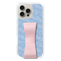 スリムプロテクションケース - STAND & RING RIBBON Sakura Pink［ Samantha Thavasa - スクリッタ - ブルー ］