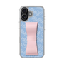 スリムプロテクションケース - STAND & RING RIBBON Sakura Pink［ Samantha Thavasa - スクリッタ - ブルー ］