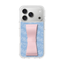 スリムプロテクションケース - STAND & RING RIBBON Sakura Pink［ Samantha Thavasa - スクリッタ - ブルー ］