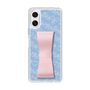 スリムプロテクションケース - STAND & RING RIBBON Sakura Pink［ Samantha Thavasa - スクリッタ - ブルー ］